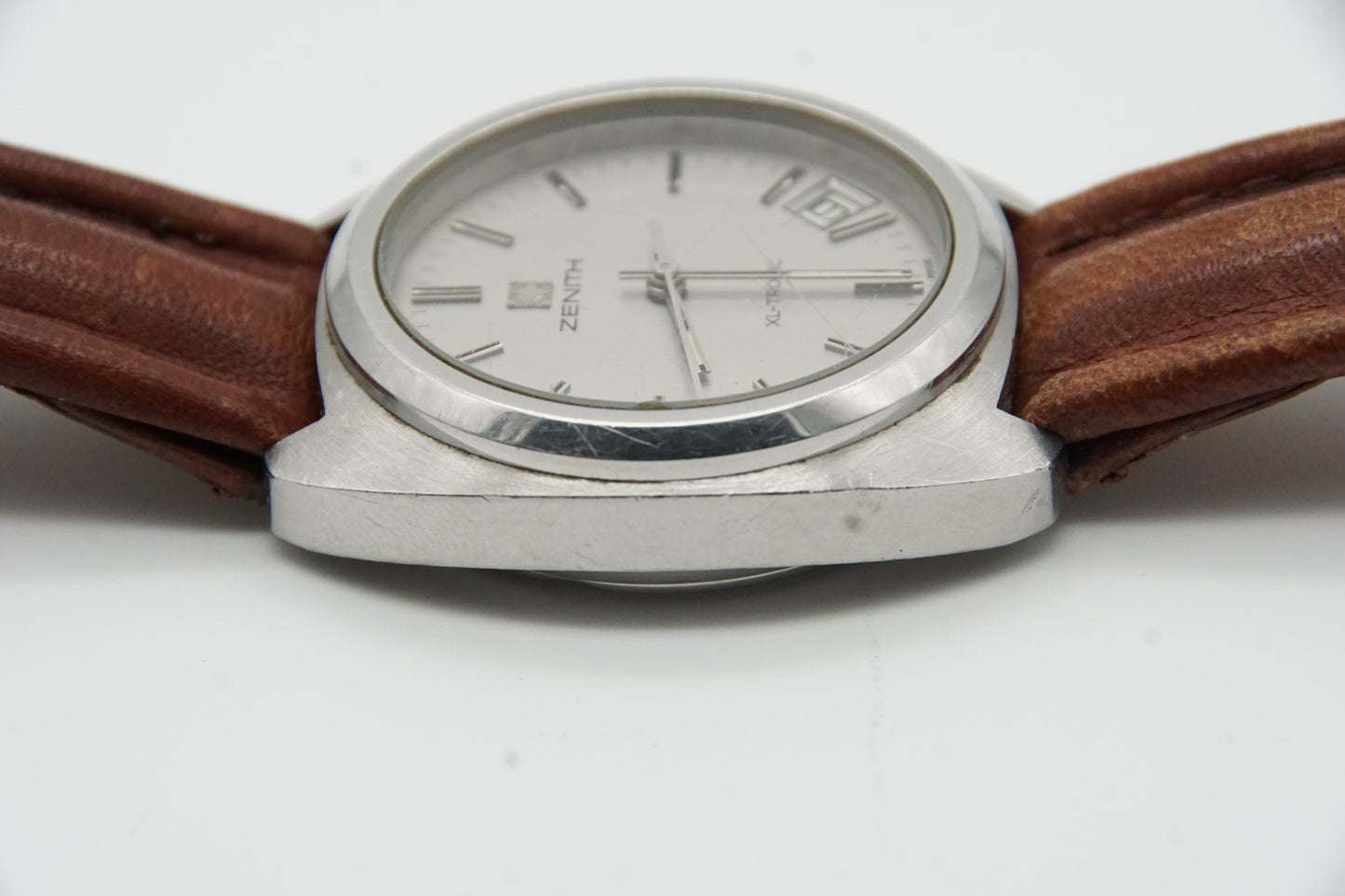 Hau Herren Armbanduhr Marke Zenith XL Tronic Stimmgabelwerk 1970 Defekt