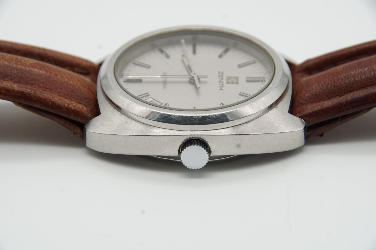 Hau Herren Armbanduhr Marke Zenith XL Tronic Stimmgabelwerk 1970 Defekt