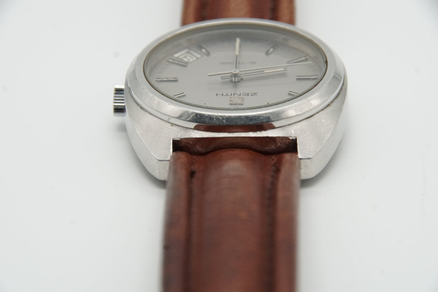 Hau Herren Armbanduhr Marke Zenith XL Tronic Stimmgabelwerk 1970 Defekt