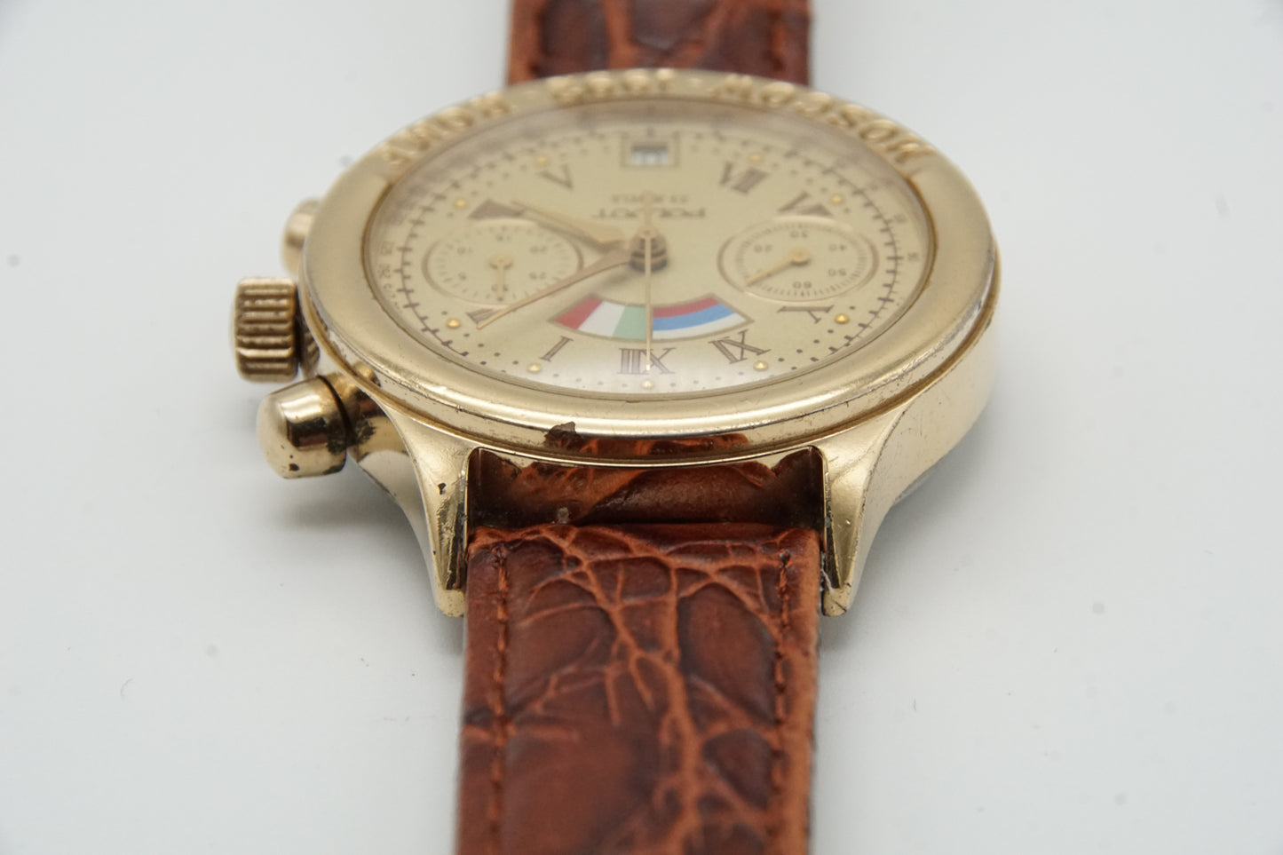 Poljot Moskau- Rom 1992 Chronograph Handaufz. 3133 Vintage