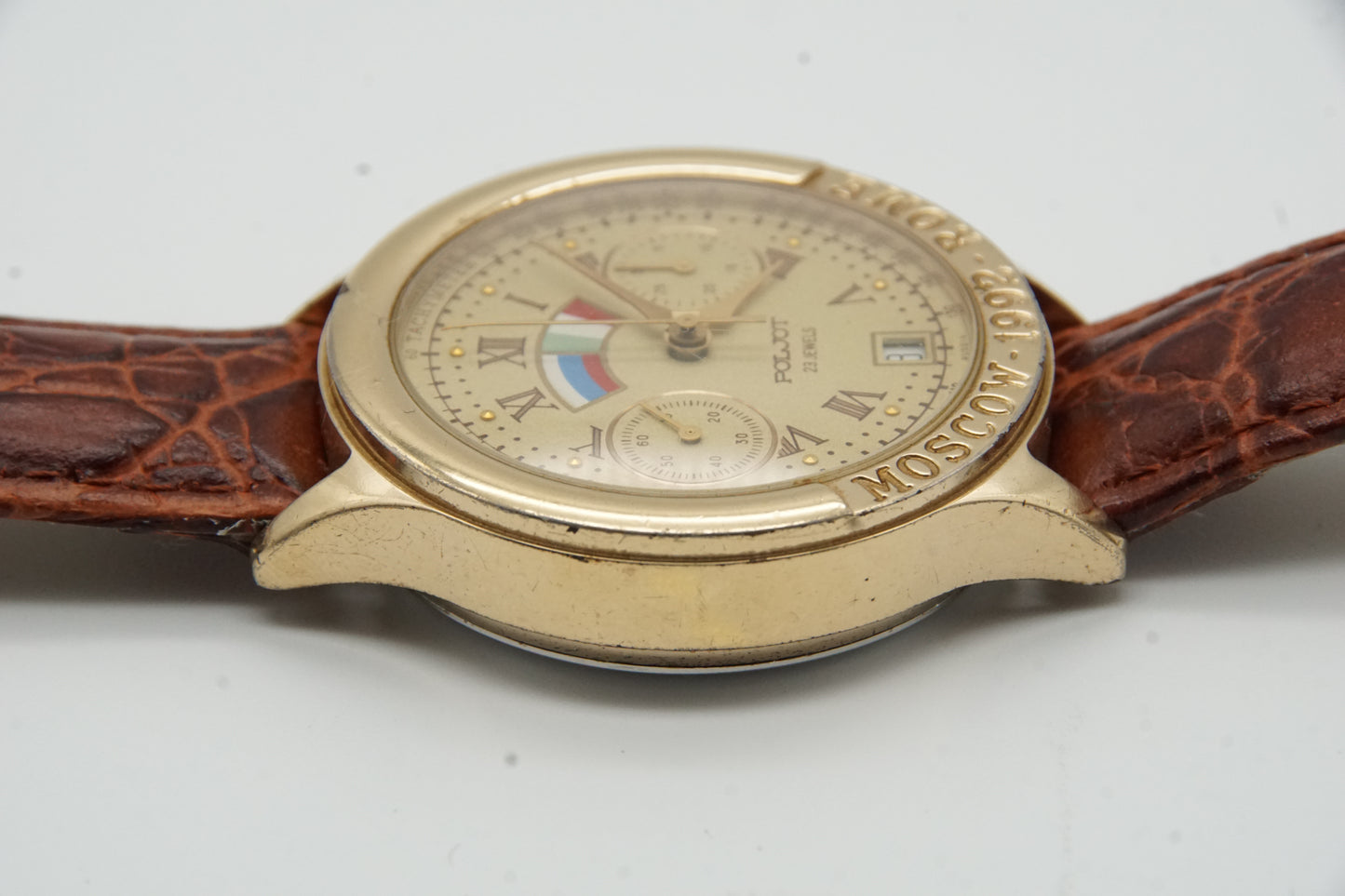 Poljot Moskau- Rom 1992 Chronograph Handaufz. 3133 Vintage