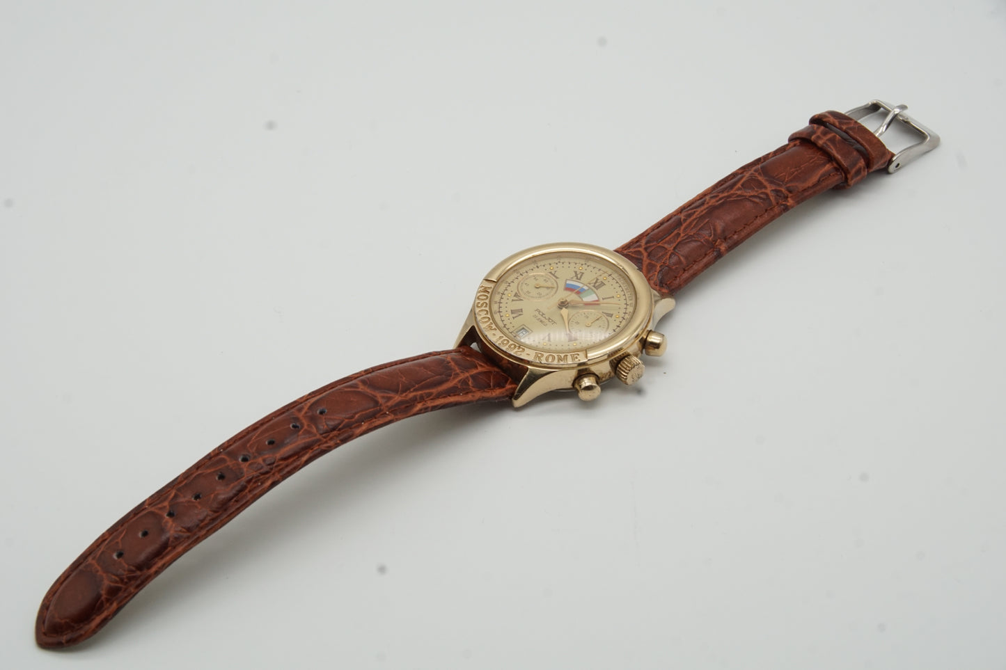 Poljot Moskau- Rom 1992 Chronograph Handaufz. 3133 Vintage