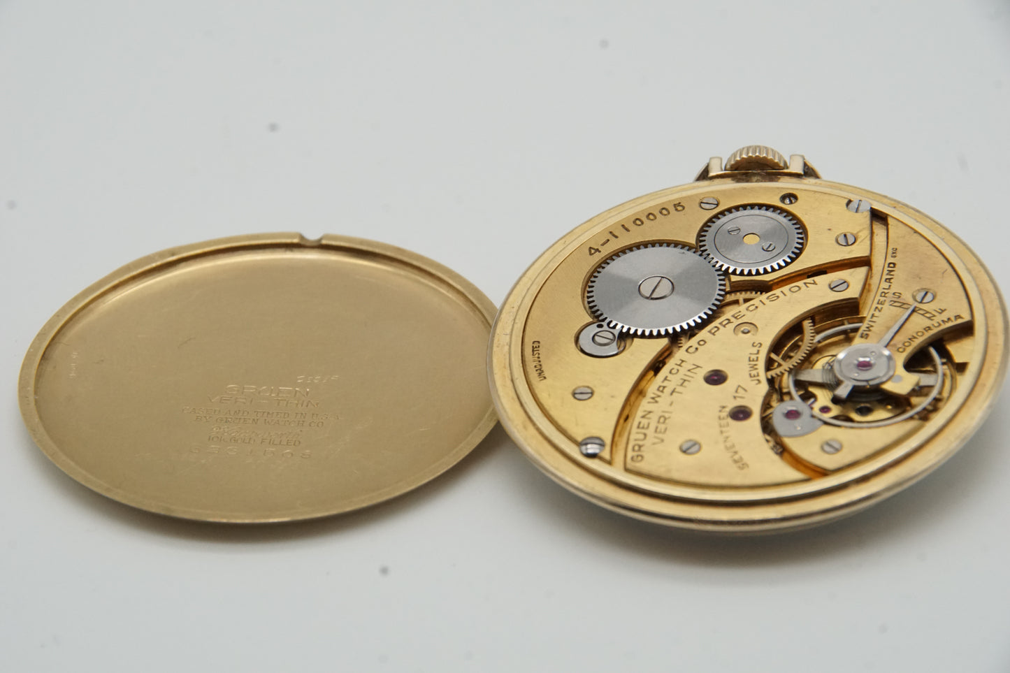 GRUEN VERI-THIN, Taschenuhr Cal.380