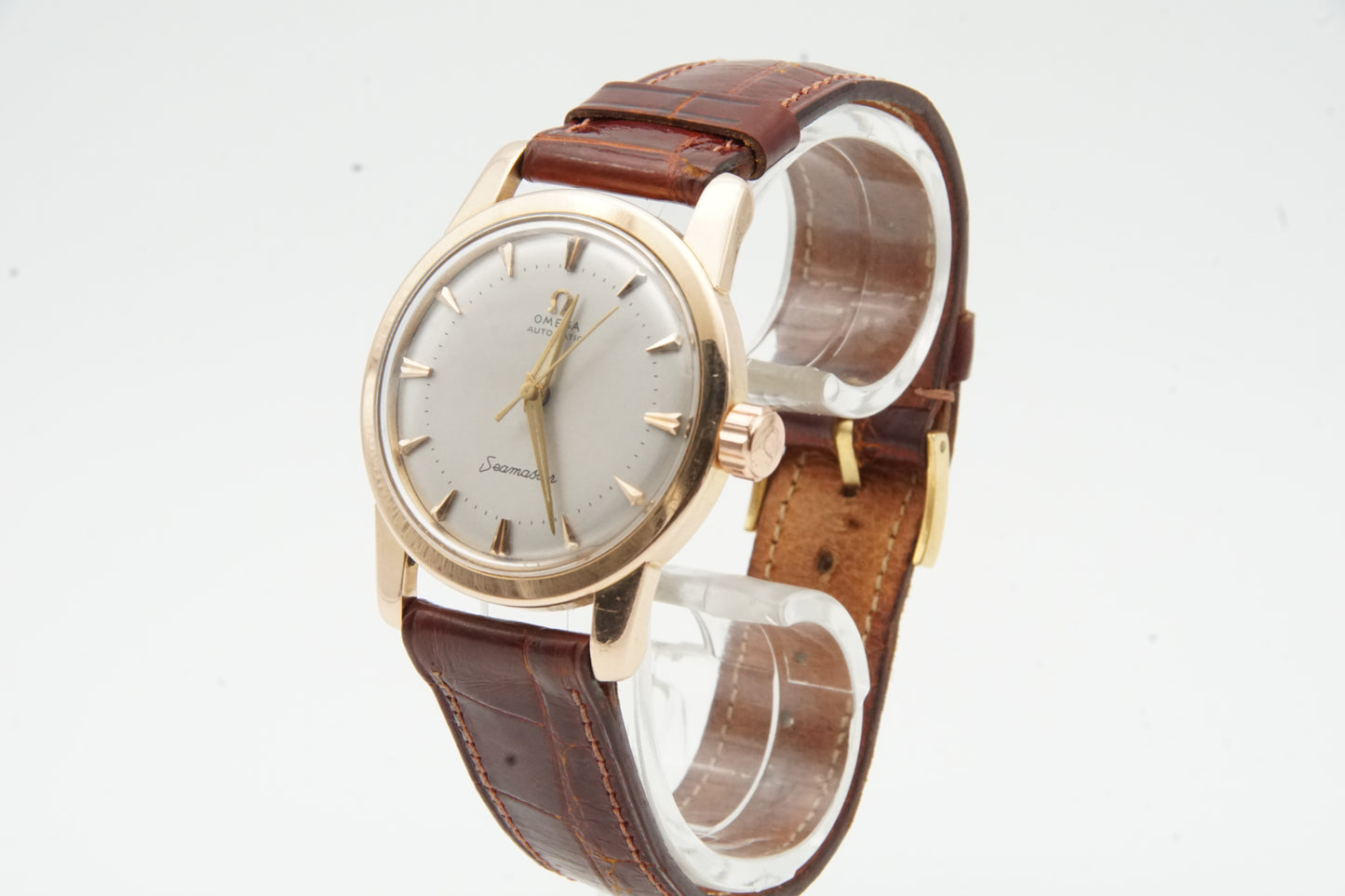 Omega Seamaster 18 Karat Massiv Gold Automatik Cal.501 Ref.2846-48 SC1 von 1958