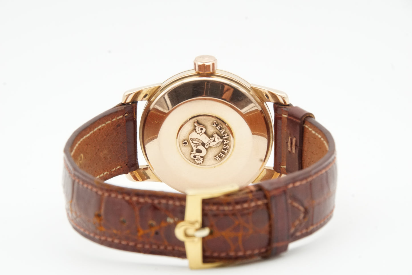 Omega Seamaster 18 Karat Massiv Gold Automatik Cal.501 Ref.2846-48 SC1 von 1958