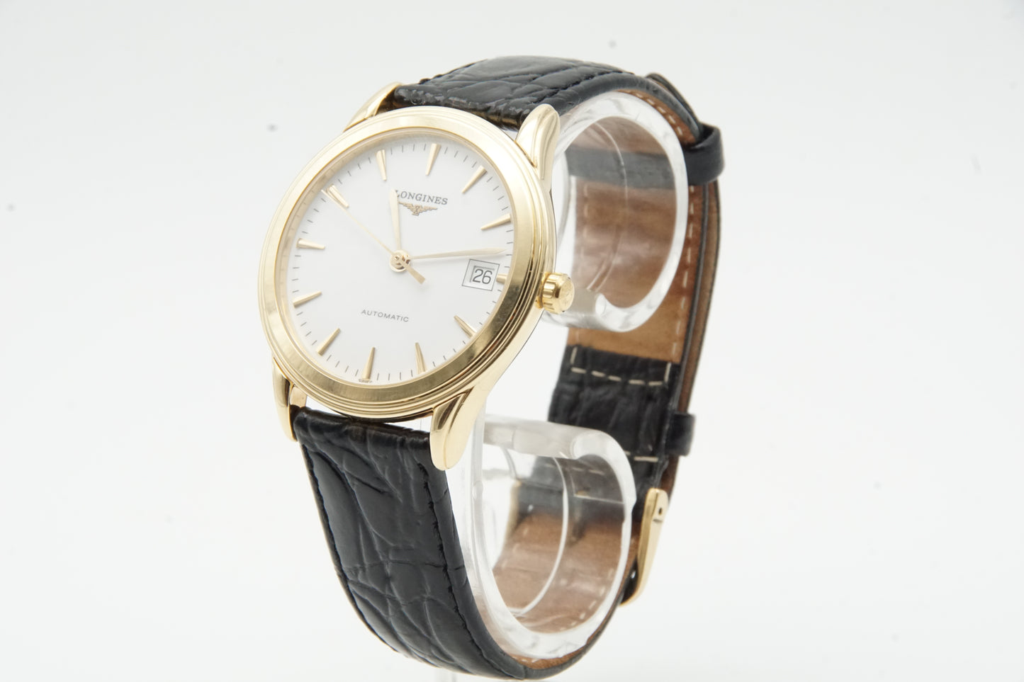 LONGINES FLAGSHIP AUTOMATIK L4.717.6 MASSIV GOLD 18 Karat