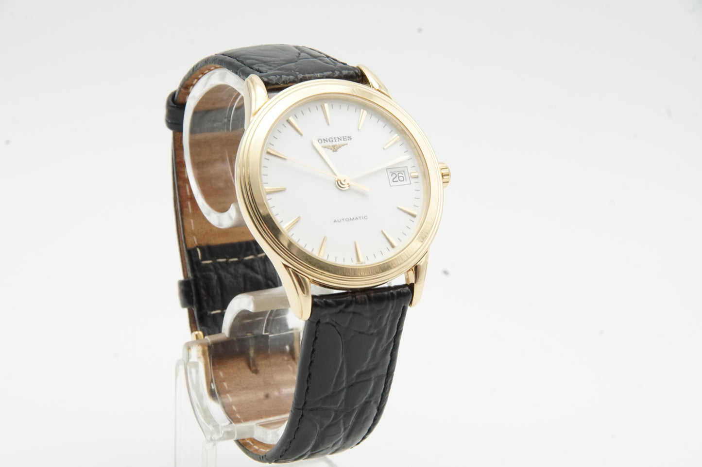 LONGINES FLAGSHIP AUTOMATIK L4.717.6 MASSIV GOLD 18 Karat