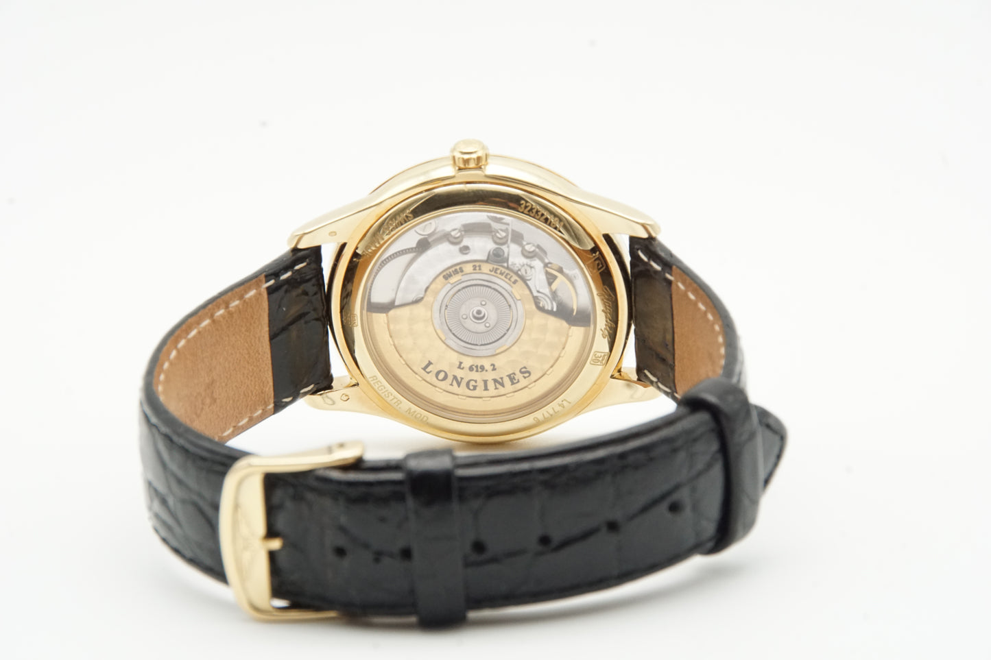 LONGINES FLAGSHIP AUTOMATIK L4.717.6 MASSIV GOLD 18 Karat