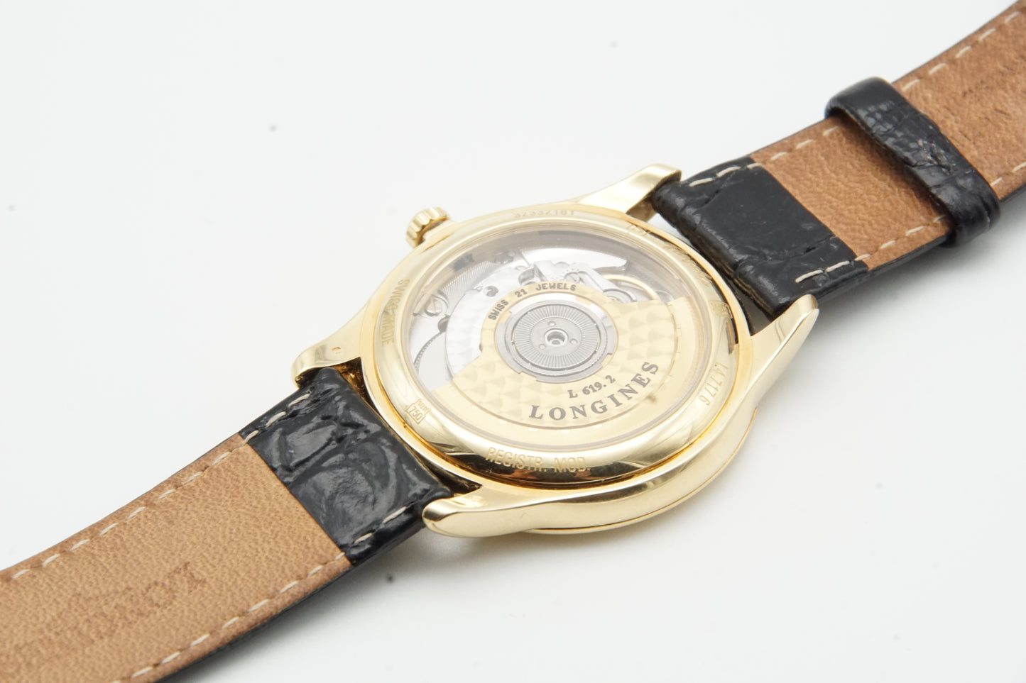 LONGINES FLAGSHIP AUTOMATIK L4.717.6 MASSIV GOLD 18 Karat