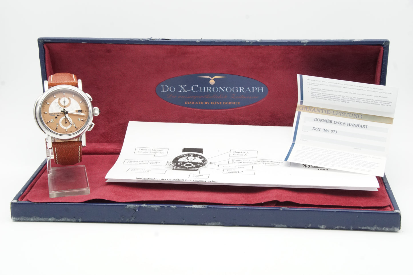 Hanhart Dornier DoX Chronograph Automatik Full SET