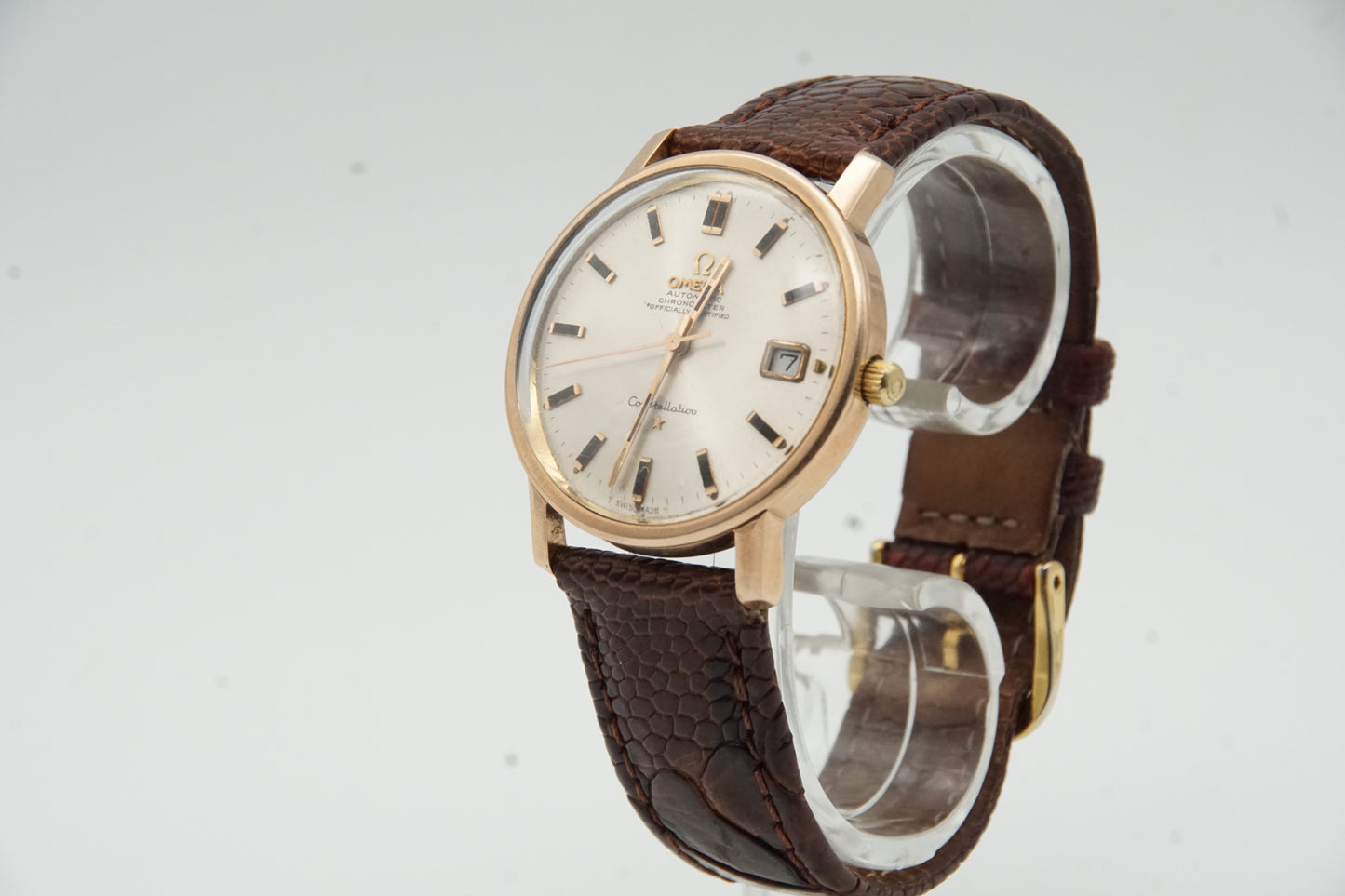 Omega Constellation Chronometer Stahl/Roségold Goldhaube Referenz 168.018
