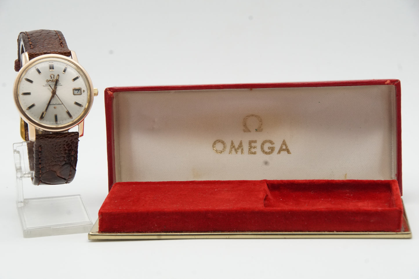 Omega Constellation Chronometer Stahl/Roségold Goldhaube Referenz 168.018