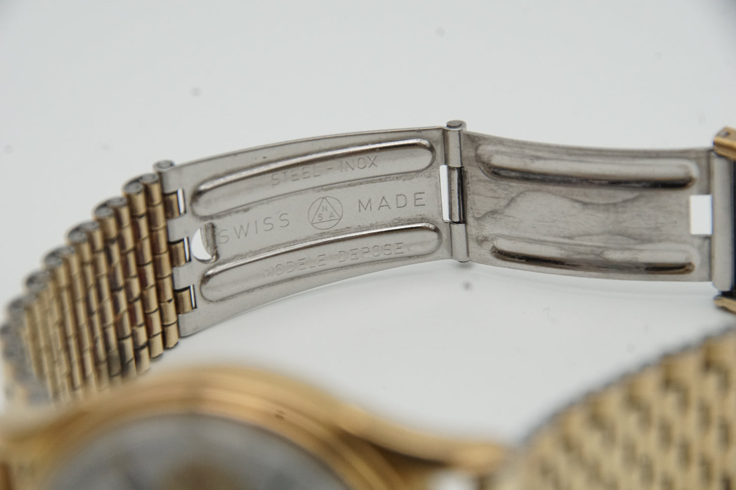 Eberhard &Co Chronograph Limited Edition Fondee Gold Plated Mondphase