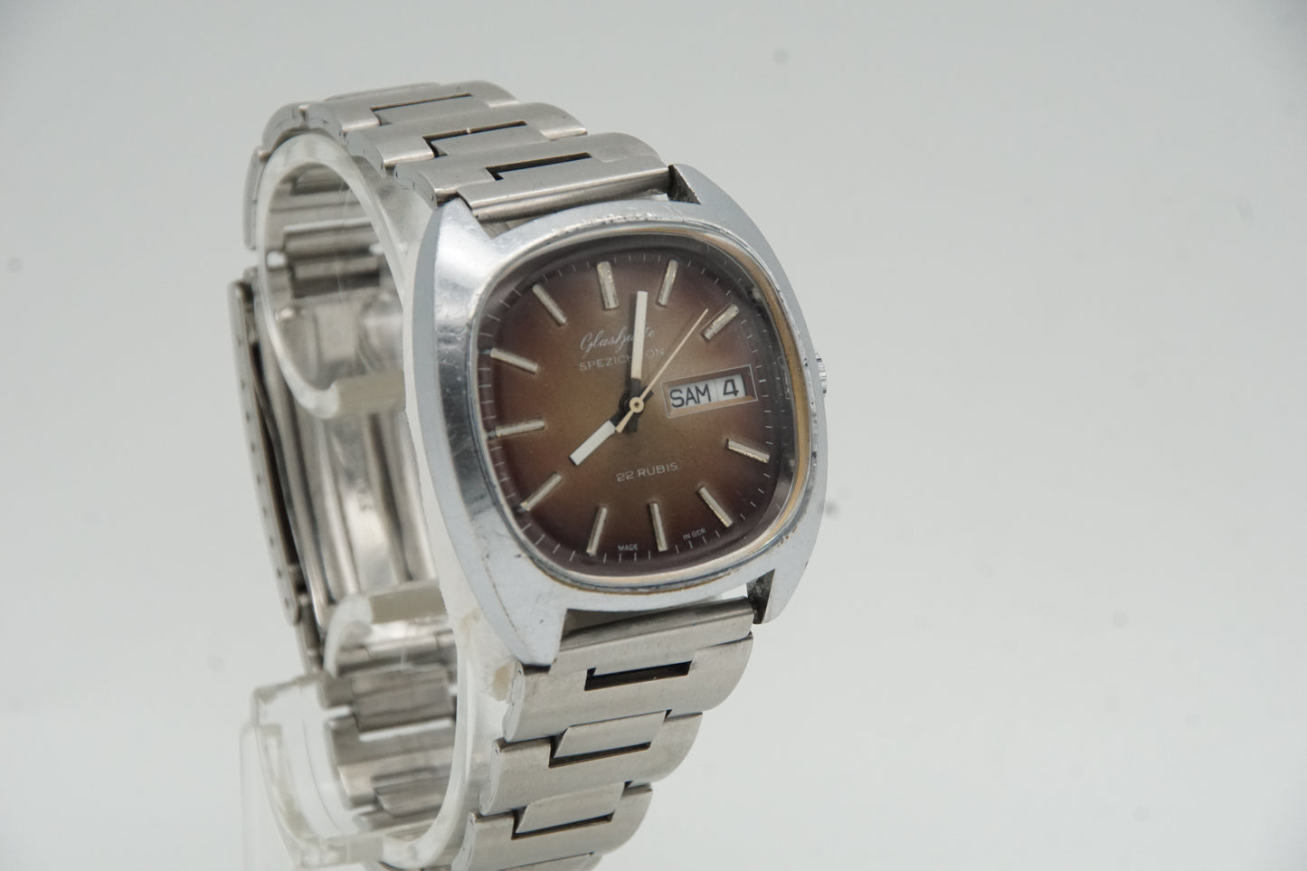 GUB Glashütte Spezichron 22 Rubis Ehren Geschenk ZK Der SED -1-