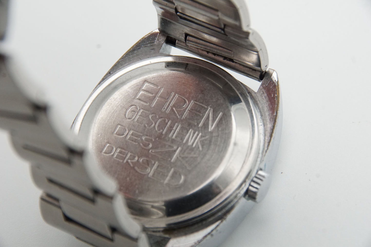 GUB Glashütte Spezichron 22 Rubis Ehren Geschenk ZK Der SED -1-