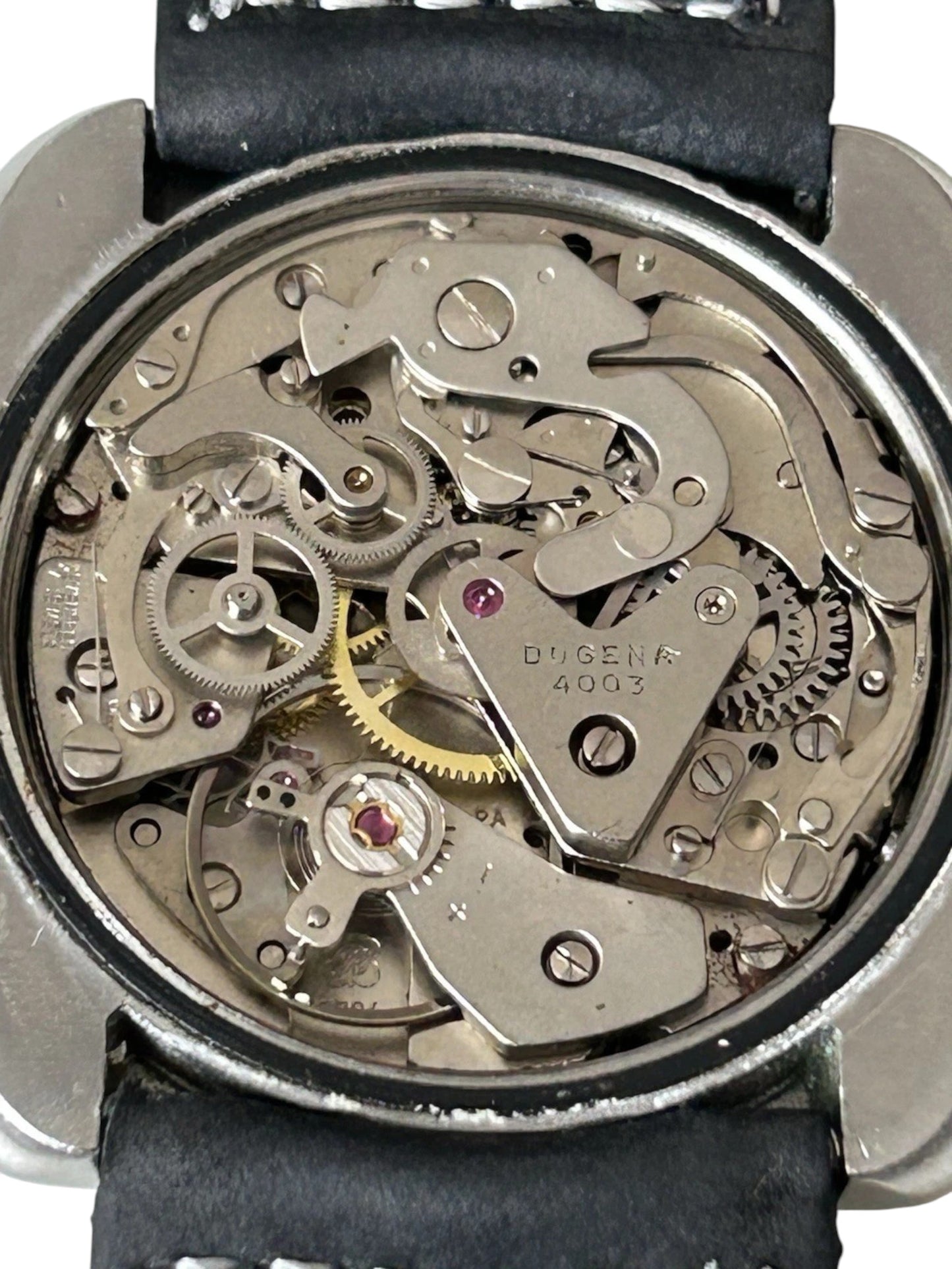 Vintage DUGENA Monaco STEEL CHRONO 1969 VALJOUX Cal.7734