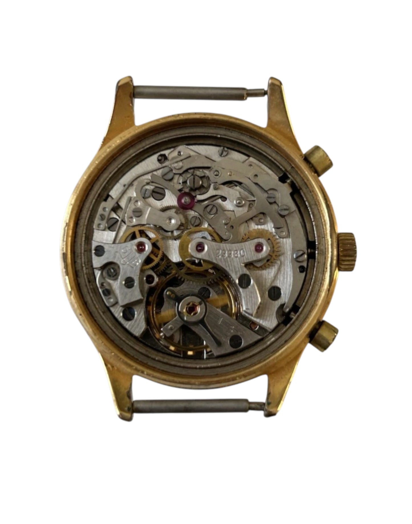 GUB-Glashütte Herrenarmbanduhr Chronograph Urofa Kaliber 64