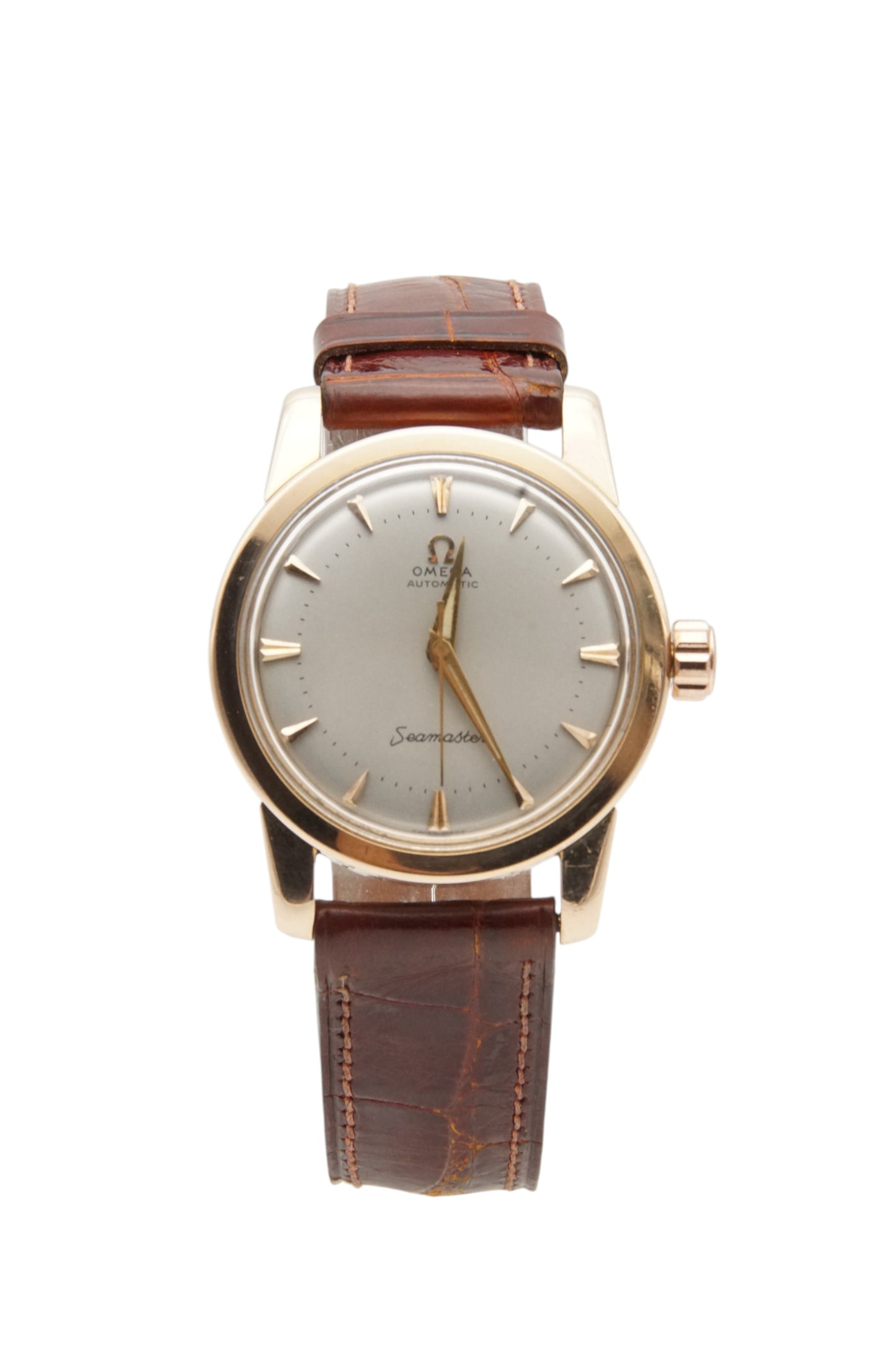 Omega Seamaster 18 Karat Massiv Gold Automatik Cal.501 Ref.2846-48 SC1 von 1958