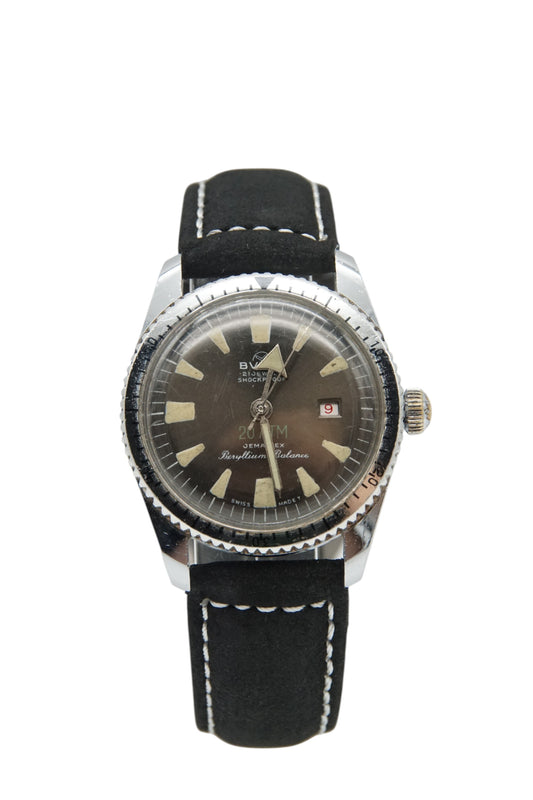 RAR 60er BULER Beryllium Balance Jemaflex DIVER Taucher Ø 35 mm neues Armband