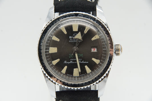 RAR 60er BULER Beryllium Balance Jemaflex DIVER Taucher Ø 35 mm neues Armband