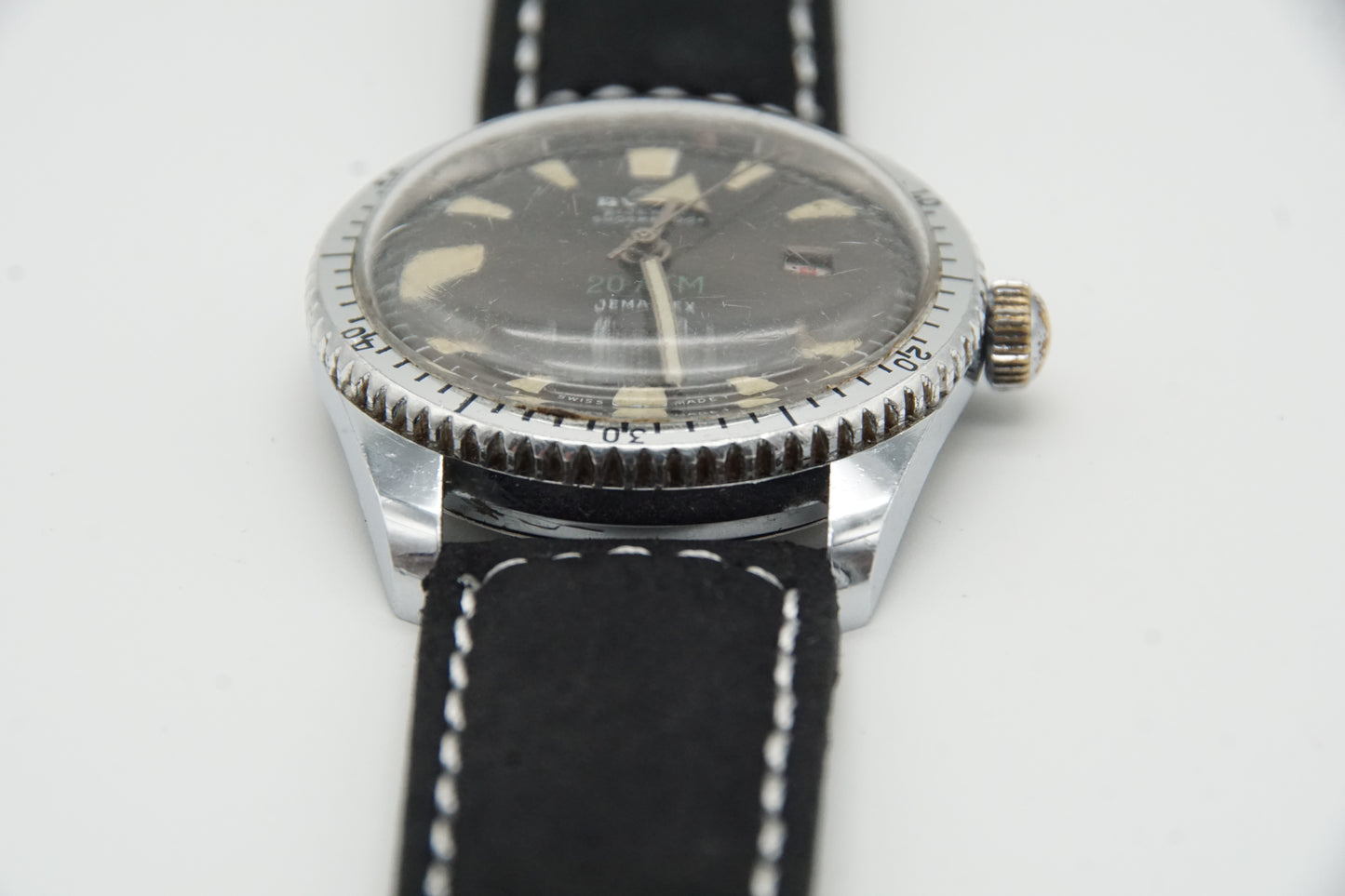 RAR 60er BULER Beryllium Balance Jemaflex DIVER Taucher Ø 35 mm neues Armband