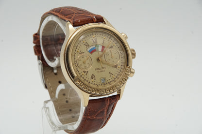 Poljot Moskau- Rom 1992 Chronograph Handaufz. 3133 Vintage