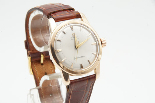Omega Seamaster 18 Karat Massiv Gold Automatik Cal.501 Ref.2846-48 SC1 von 1958