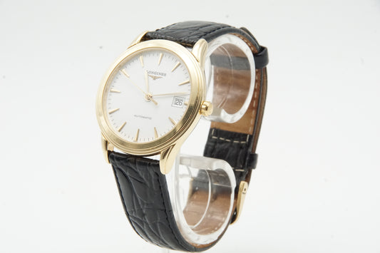 LONGINES FLAGSHIP AUTOMATIK L4.717.6 MASSIV GOLD 18 Karat