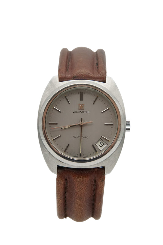 Hau Herren Armbanduhr Marke Zenith XL Tronic Stimmgabelwerk 1970 Defekt