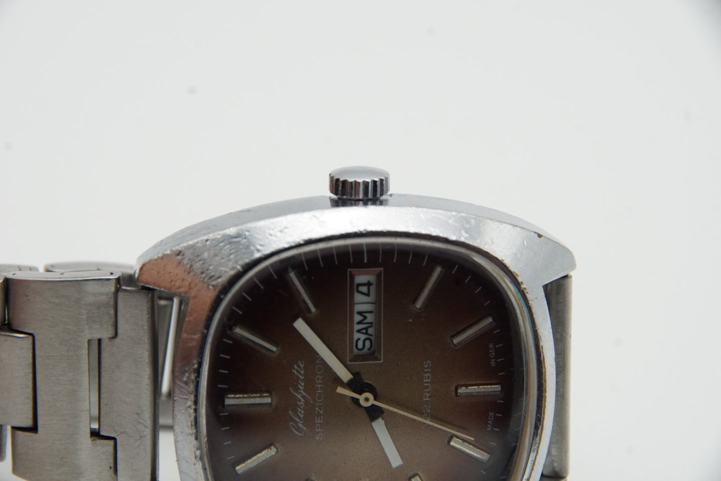 GUB Glashütte Spezichron 22 Rubis Ehren Geschenk ZK Der SED -1-