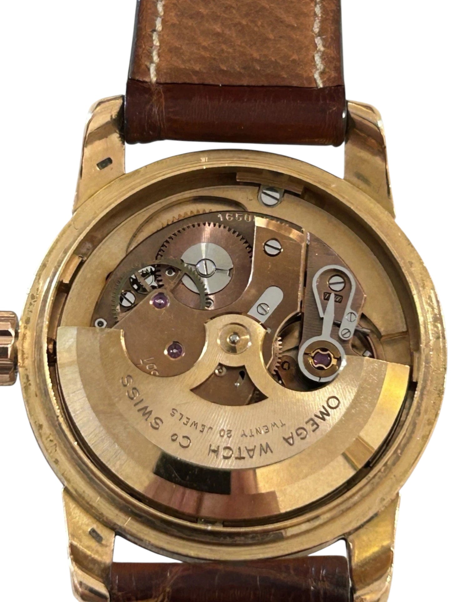 Omega Seamaster 18 Karat Massiv Gold Automatik Cal.501 Ref.2846-48 SC1 von 1958